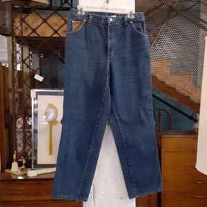 Vintage pair of Mens Sasson blue jeans 34 x 32 SIC